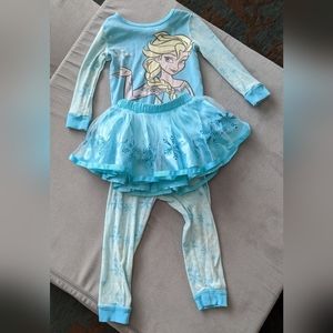 Elsa Pajamas 4T
